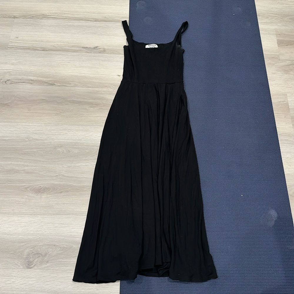 Reformation black rou dress